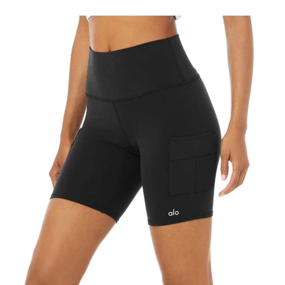 Alo Yoga High Waist Cargo Biker Shorts
